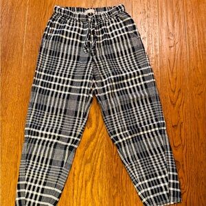 Everlane linen plaid Women's Pants